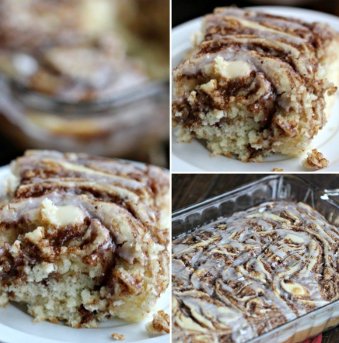 Cinnamon Roll Cake Recipe