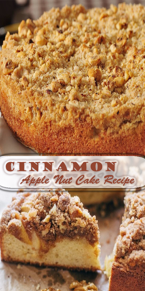 Cinnamon Apple Nut Cake Recipe